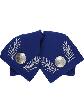 Adult Mexican Charro Bow Tie 100% Polyester Royal Blue/Oro 601108 - BELLEZA'S - Adult Mexican Charro Bow Tie 100% Polyester Royal Blue/Oro 601108 - N/A - 60110801