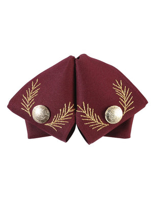 Adult Mexican Charro Bow Tie 100% Polyester Wine/Gold 601784 - BELLEZA'S - Adult Mexican Charro Bow Tie 100% Polyester Wine/Gold 601784 - N/A - 60178401
