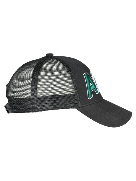 Aguas Calientes Black Embroidered Polyester Snap Back Cap 'El General' 44802 - BELLEZA'S - Aguas Calientes Black Embroidered Polyester Snap Back Cap 'El General' 44802 - Caps - 04480201