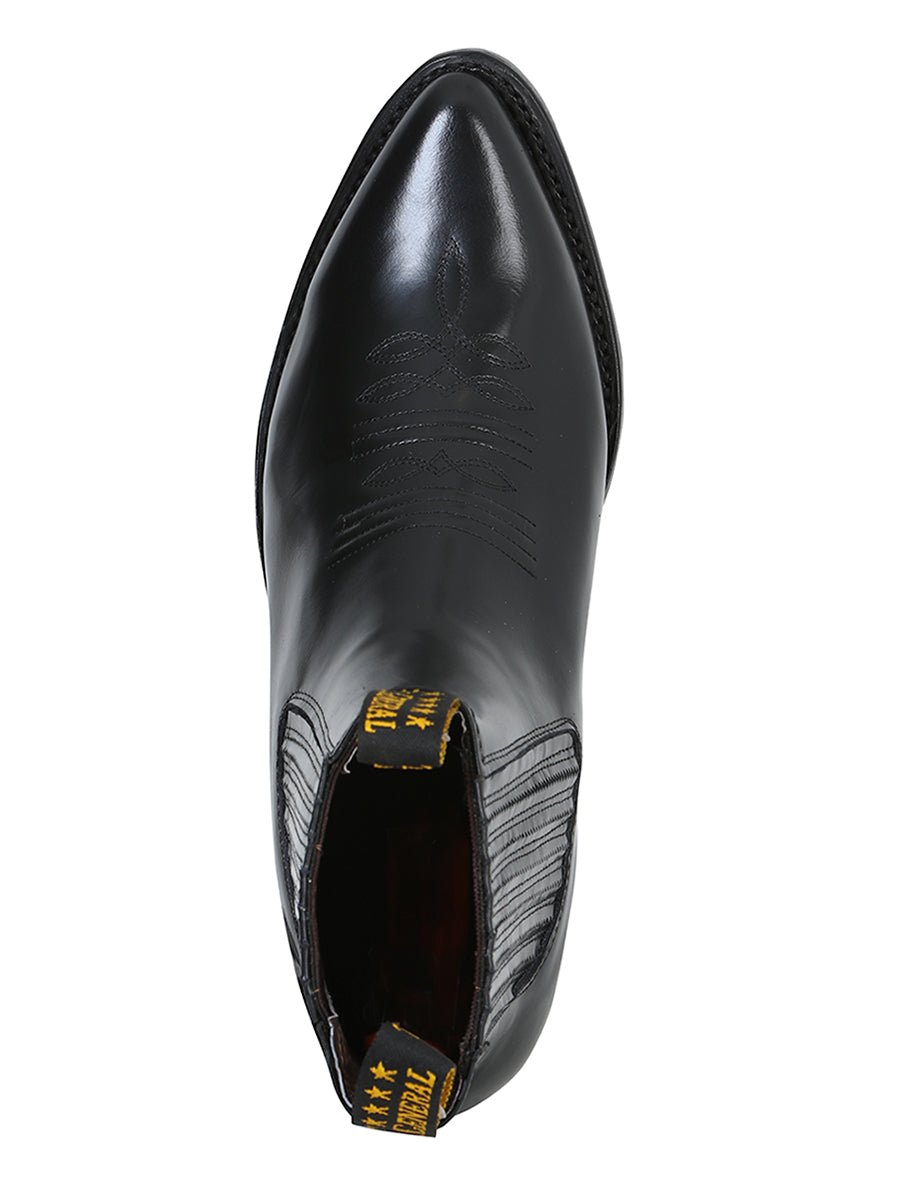 Ankle Cowboy Boot by El General - Black Chameleon 181 - BELLEZA'S - Ankle Cowboy Boot by El General - Black Chameleon 181 - CABALLERO - 00018101