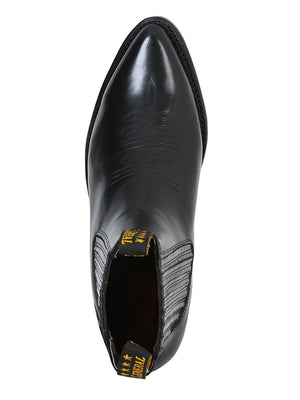 Ankle Cowboy Boot by El General - Black Chameleon 181 - BELLEZA'S - Ankle Cowboy Boot by El General - Black Chameleon 181 - CABALLERO - 00018101