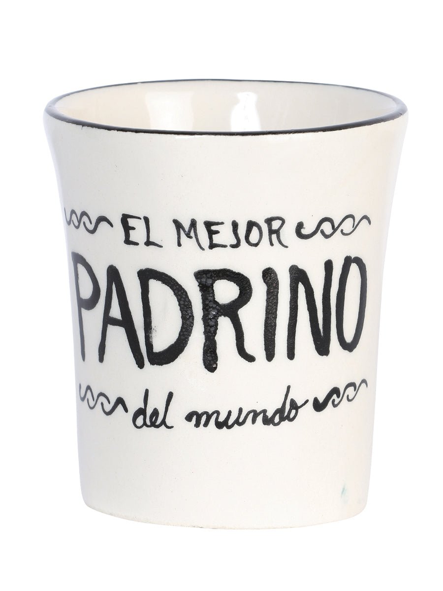 Artisanal Decorative Coffee Mug God Father Talavera Beige 601885 - BELLEZA'S - Artisanal Decorative Coffee Mug God Father Talavera Beige 601885 - UNISEX - 60188501