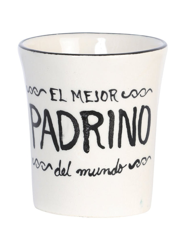 Artisanal Decorative Coffee Mug God Father Talavera Beige 601885 - BELLEZA'S - Artisanal Decorative Coffee Mug God Father Talavera Beige 601885 - UNISEX - 60188501