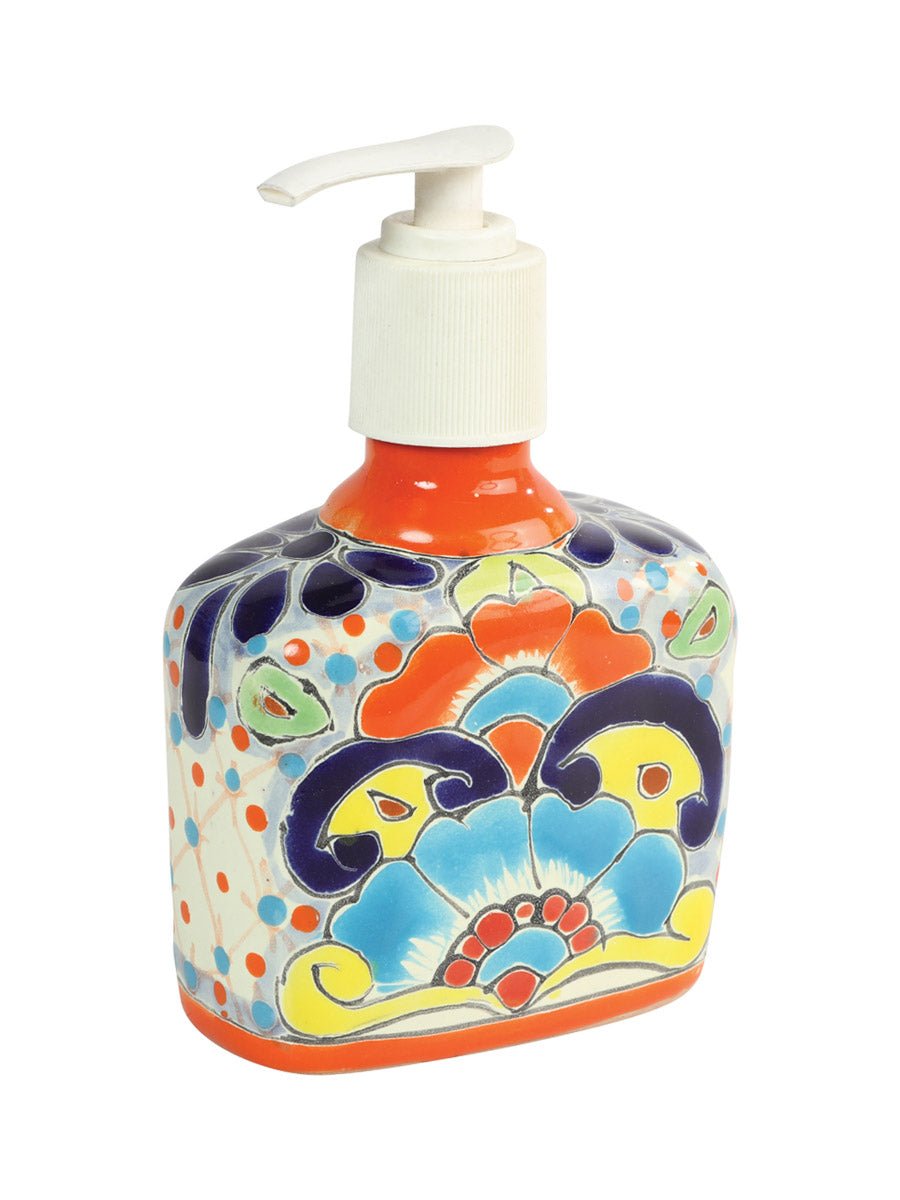 Artisanal Decorative Soap Dispenser Talavera Multicolor 603335 - BELLEZA'S - Artisanal Decorative Soap Dispenser Talavera Multicolor 603335 - UNISEX - 60333501