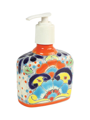 Artisanal Decorative Soap Dispenser Talavera Multicolor 603335 - BELLEZA'S - Artisanal Decorative Soap Dispenser Talavera Multicolor 603335 - UNISEX - 60333501