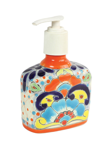 Artisanal Decorative Soap Dispenser Talavera Multicolor 603335 - BELLEZA'S - Artisanal Decorative Soap Dispenser Talavera Multicolor 603335 - UNISEX - 60333501