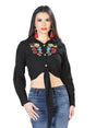 Artisanal Embroidered Blouse 100% Cotton Black 603907 - BELLEZA'S - Artisanal Embroidered Blouse 100% Cotton Black 603907 - DAMA - 60390701