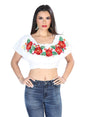 Artisanal Embroidered Blouse 100% Cotton White 603895 - BELLEZA'S - Artisanal Embroidered Blouse 100% Cotton White 603895 - DAMA - 60389501