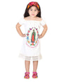 Artisanal Embroidered Dress 100% Cotton Beige 602499 - BELLEZA'S - Artisanal Embroidered Dress 100% Cotton Beige 602499 - NIÑA - 60249901
