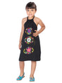 Artisanal Embroidered Dress 100% Cotton Black 603589 - BELLEZA'S - Artisanal Embroidered Dress 100% Cotton Black 603589 - NIÑA - 60358901