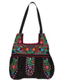 Artisanal Embroidered Handbag 50% Cotton, 50% Polyester Black 603194 - BELLEZA'S - Artisanal Embroidered Handbag 50% Cotton, 50% Polyester Black 603194 - WOMEN - 60319401
