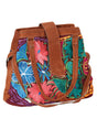 Artisanal Embroidered Handbag Suede Multicolor 602923 - BELLEZA'S - Artisanal Embroidered Handbag Suede Multicolor 602923 - WOMEN - 60292301