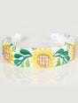 Artisanal Embroidered Headband 100% Cotton White 603105 - BELLEZA'S - Artisanal Embroidered Headband 100% Cotton White 603105 - DAMA - 60310501