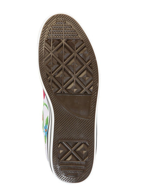 Artisanal Embroidered Sneakers Textile Canvas White 602787 - BELLEZA'S - Artisanal Embroidered Sneakers Textile Canvas White 602787 - DAMA - 60278701
