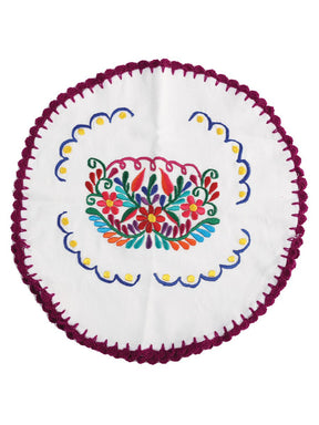 Artisanal Embroidered Tortilla Warmer 100% Cotton 603149 - BELLEZA'S - Artisanal Embroidered Tortilla Warmer 100% Cotton 603149 - UNISEX - 60314901