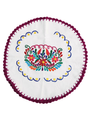 Artisanal Embroidered Tortilla Warmer 100% Cotton 603149 - BELLEZA'S - Artisanal Embroidered Tortilla Warmer 100% Cotton 603149 - UNISEX - 60314901