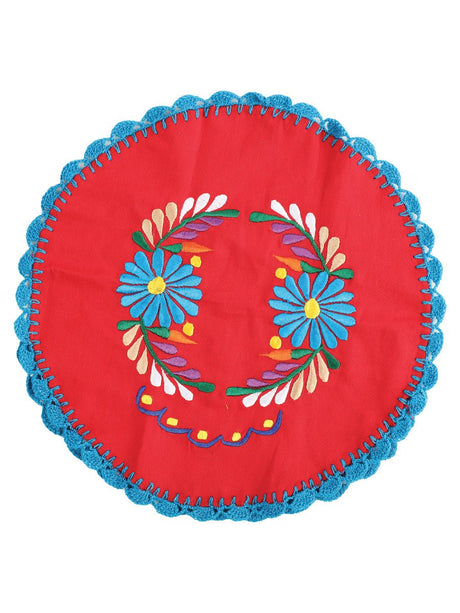 Artisanal Embroidered Tortilla Warmer 100% Cotton 603150 - BELLEZA'S - Artisanal Embroidered Tortilla Warmer 100% Cotton 603150 - UNISEX - 60315001