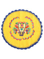 Artisanal Embroidered Tortilla Warmer 100% Cotton 603151 - BELLEZA'S - Artisanal Embroidered Tortilla Warmer 100% Cotton 603151 - UNISEX - 60315101