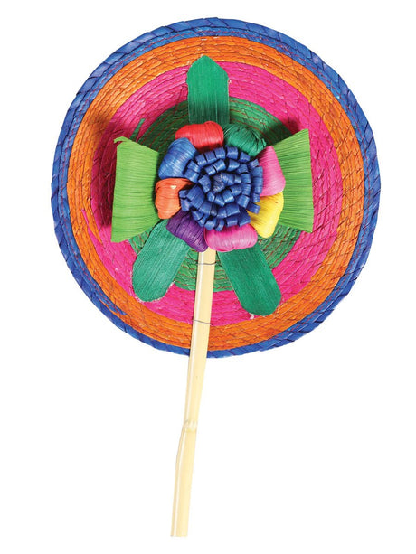 Artisanal Hand Fan 100% Palm Leaf and Bamboo Multicolor 602132 - BELLEZA'S - Artisanal Hand Fan 100% Palm Leaf and Bamboo Multicolor 602132 - DAMA - 60213201