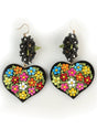 Artisanal Hand Painted Earrings Multicolor 603110 - BELLEZA'S - Artisanal Hand Painted Earrings Multicolor 603110 - Women's Earrings - 60311001