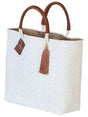 Artisanal Handbag 100% Polyethylene White 602122 - BELLEZA'S - Artisanal Handbag 100% Polyethylene White 602122 - DAMA - 60212201