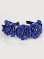 Artisanal Handcrafted Headband 100% Leaf Palm Royal Blue 603206 - BELLEZA'S - Artisanal Handcrafted Headband 100% Leaf Palm Royal Blue 603206 - DAMA - 60320601