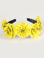 Artisanal Handcrafted Headband 100% Leaf Palm Yellow 603202 - BELLEZA'S - Artisanal Handcrafted Headband 100% Leaf Palm Yellow 603202 - DAMA - 60320201