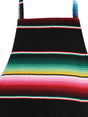 Artisanal Mexican Zarape Apron 100% Acrylan Black 603579 - BELLEZA'S - Artisanal Mexican Zarape Apron 100% Acrylan Black 603579 - DAMA - 60357901