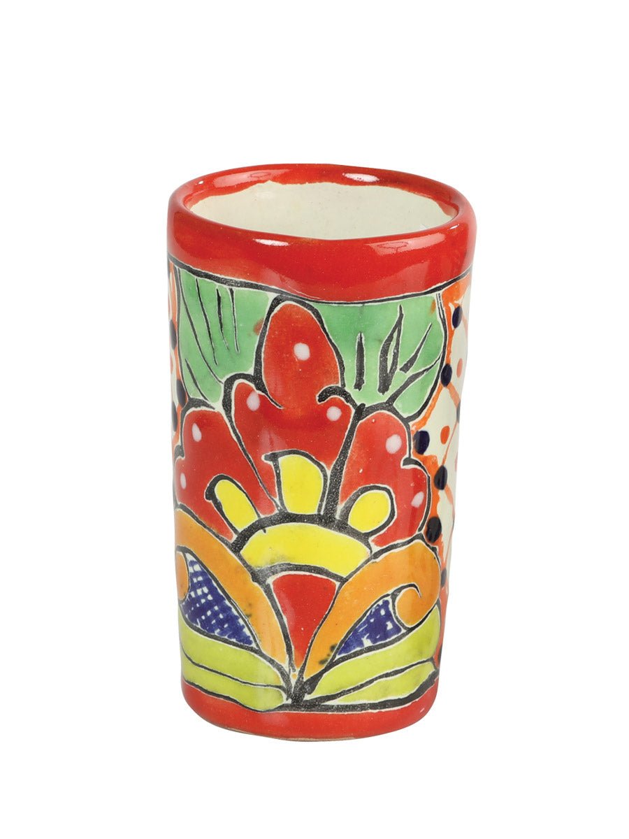 Artisanal Tequila Shot Glass Talavera Multicolor 603338 - BELLEZA'S - Artisanal Tequila Shot Glass Talavera Multicolor 603338 - UNISEX - 60333801