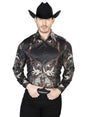 Black Casual Long Sleeve Shirt 43669 - BELLEZA'S - Black Casual Long Sleeve Shirt 43669 - CABALLERO - 04366901