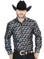 Black Casual Long Sleeve Shirt 43744 - BELLEZA'S - Black Casual Long Sleeve Shirt 43744 - CABALLERO - 04374401