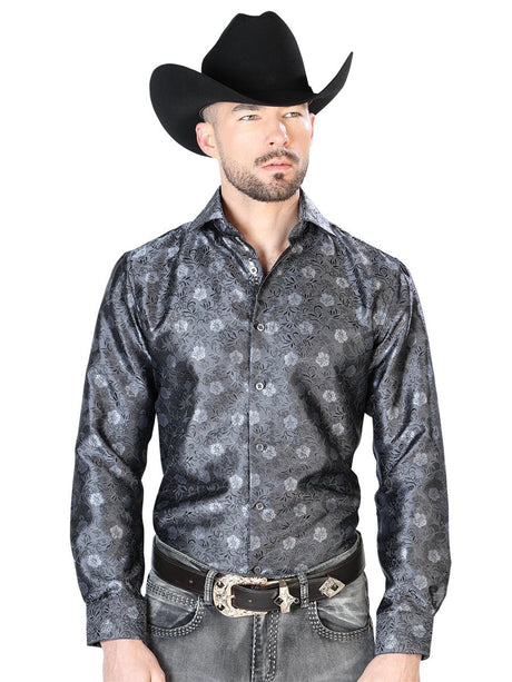 Black Casual Long Sleeve Shirt 43760 - BELLEZA'S - Black Casual Long Sleeve Shirt 43760 - CABALLERO - 04376001