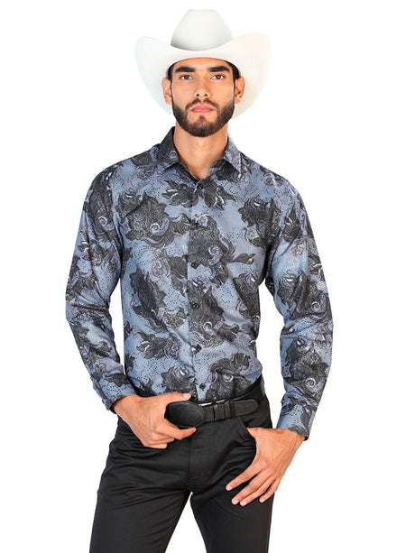 Black Casual Long Sleeve Shirt 43775 - BELLEZA'S - Black Casual Long Sleeve Shirt 43775 - CABALLERO - 04377501