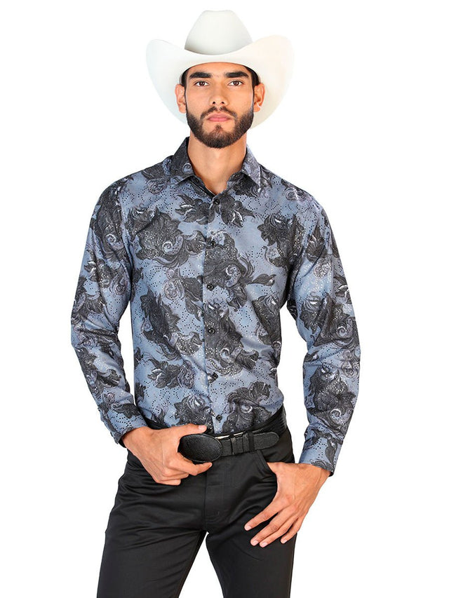 Black Casual Long Sleeve Shirt 43775 - BELLEZA'S - Black Casual Long Sleeve Shirt 43775 - CABALLERO - 04377501