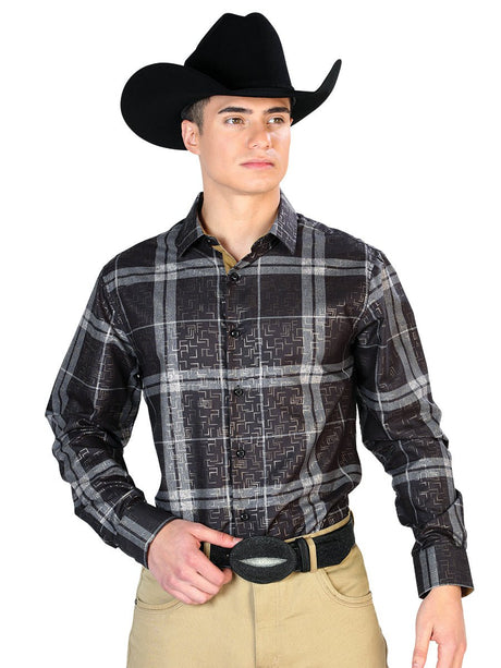 Black Casual Long Sleeve Shirt 43782 - BELLEZA'S - Black Casual Long Sleeve Shirt 43782 - CABALLERO - 04378201