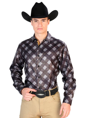 Black Casual Long Sleeve Shirt 43785 - BELLEZA'S - Black Casual Long Sleeve Shirt 43785 - CABALLERO - 04378501