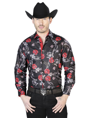 Black Casual Long Sleeve Shirt 43809 - BELLEZA'S - Black Casual Long Sleeve Shirt 43809 - CABALLERO - 04380901