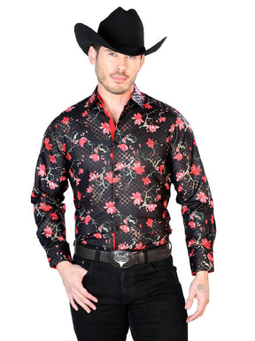 Black Casual Long Sleeve Shirt 43810 - BELLEZA'S - Black Casual Long Sleeve Shirt 43810 - CABALLERO - 04381001