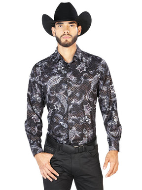 Black Casual Long Sleeve Shirt 43830 - BELLEZA'S - Black Casual Long Sleeve Shirt 43830 - CABALLERO - 04383001