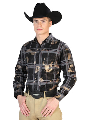 Black Casual Long Sleeve Shirt 43839 - BELLEZA'S - Black Casual Long Sleeve Shirt 43839 - CABALLERO - 04383901