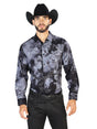 Black Casual Long Sleeve Shirt 43849 - BELLEZA'S - Black Casual Long Sleeve Shirt 43849 - CABALLERO - 04384901