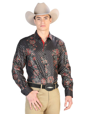 Black Casual Long Sleeve Shirt 43857 - BELLEZA'S - Black Casual Long Sleeve Shirt 43857 - CABALLERO - 04385701