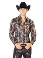 Black Gold Casual Long Sleeve Shirt 43568 - BELLEZA'S - Black Gold Casual Long Sleeve Shirt 43568 - CABALLERO - 04356801