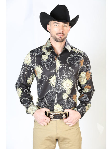 Black Gold Casual Long Sleeve Shirt 43992 - BELLEZA'S - Black Gold Casual Long Sleeve Shirt 43992 - CABALLERO - 04399201