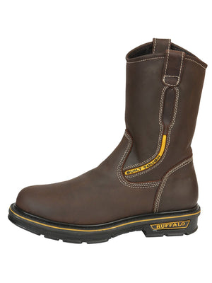 Buffalo & Bull Men’s Work Boots - Brown 123034 - BELLEZA'S - Buffalo & Bull Men’s Work Boots - Brown 123034 - CABALLERO - 12303401