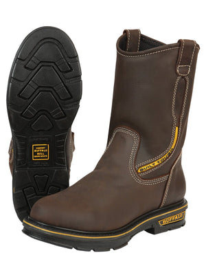 Buffalo & Bull Men’s Work Boots - Brown 123034 - BELLEZA'S - Buffalo & Bull Men’s Work Boots - Brown 123034 - CABALLERO - 12303401