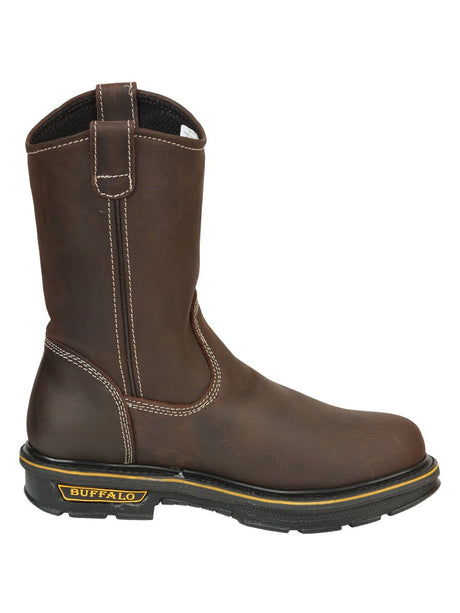 Buffalo & Bull Men’s Work Boots - Brown 123034 - BELLEZA'S - Buffalo & Bull Men’s Work Boots - Brown 123034 - CABALLERO - 12303401