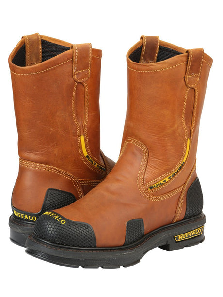Buffalo & Bull Men’s Work Boots - Honey 123029 - BELLEZA'S - Buffalo & Bull Men’s Work Boots - Honey 123029 - CABALLERO - 12302901