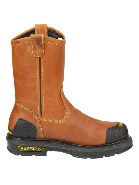 Buffalo & Bull Men’s Work Boots - Honey 123029 - BELLEZA'S - Buffalo & Bull Men’s Work Boots - Honey 123029 - CABALLERO - 12302901