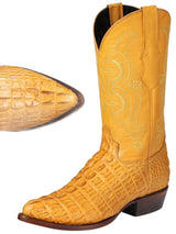 Caiman Tail Cowboy Boots for Men Imit 'El Senor De Los Cielos' *MANTEQUILLA-40843* - BELLEZA'S - Caiman Tail Cowboy Boots for Men Imit 'El Senor De Los Cielos' *MANTEQUILLA-40843* - Bota Para Hombre - 40843 6